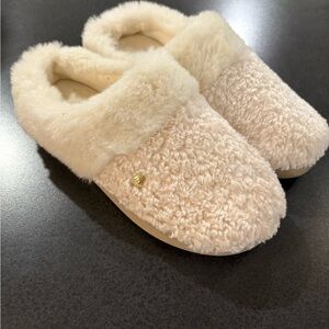 Hometop Plush Cream Women's Slippers